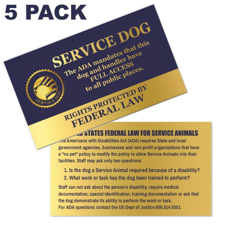 WORKINGSERVICEDOG.COM Small Service Dog Sling Carrier with ID Tag | EZ-Sling for Small Dogs | Includes Five Service Dog Law Handout Cards| Comfortable Alternative to Conventional pet Carriers - Image 3